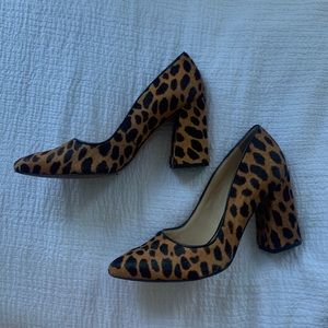 vince camuto talise leopard block heel